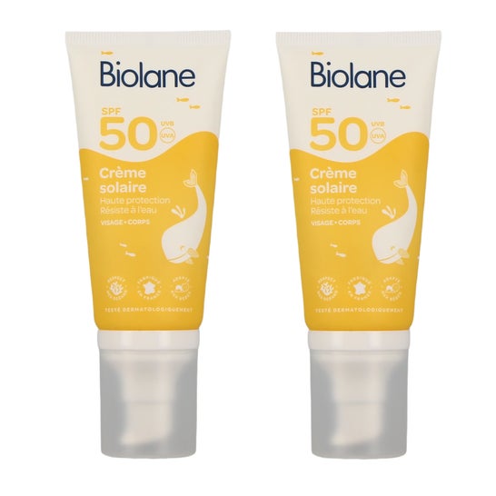 Biolane Expert Creme Solar Bebé SPF50 2x50 ml