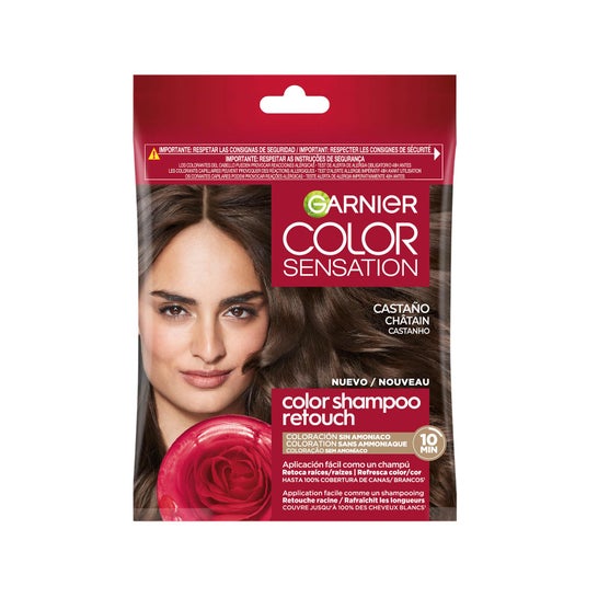 Garnier Color Sensation Color Shampoo Retouch 4.0 Brown 3 Unidades