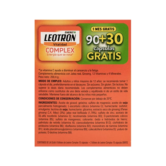 Complexo Leotron AnGelini 90+30 caps