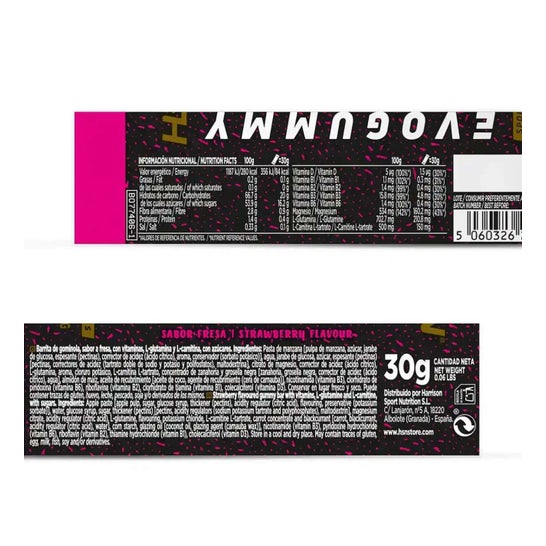 HSN Evogummy Recovery Gummy Bar Fresa 30g