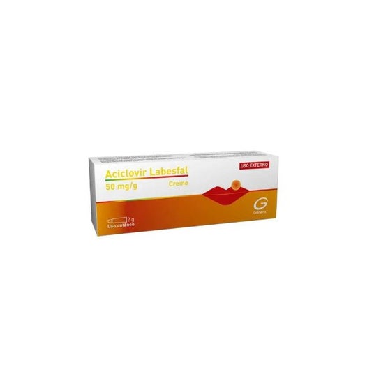 Generis Aciclovir Labesfal 50mg/g Creme 2g Generis Aciclovir Labesfal 50mg/g Creme 2g