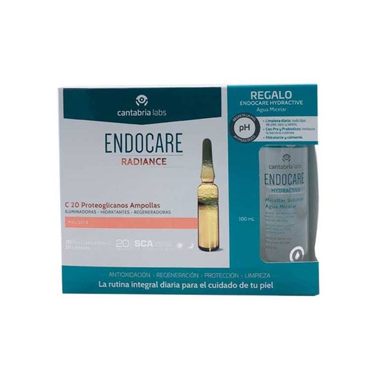 Endocare Radiance Dry Skin 30X2ml+Agua Micelar 100ml