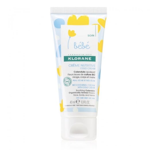 Klorane Bébé creme nutritivo com creme frio 40ml Klorane Bébé creme nutritivo com creme frio 40ml