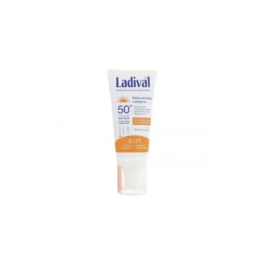 Ladival ™ sensível à pele ou alérgico SPF50 + creme gel com cor 50ml