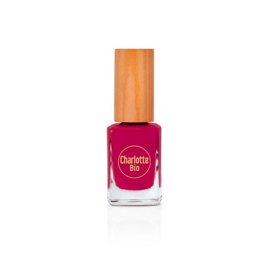 Charlotte Bio Verniz Bio-sourced Rosa Framboesa 10ml