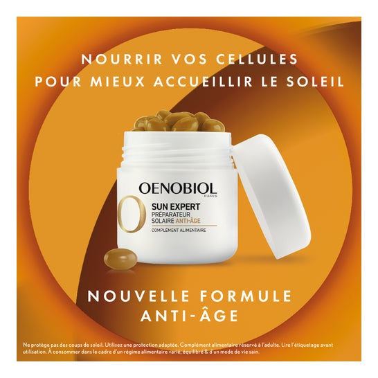 Oenobiol Sun Expert Preparador Solar Anti-idade 30caps
