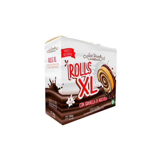 Luca Tomasello Rolls Xl Snack de Avellanas Bio 180g