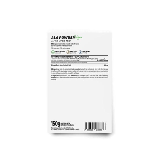 HSN Ácido Alfa Lipoico ALA en Polvo 150g