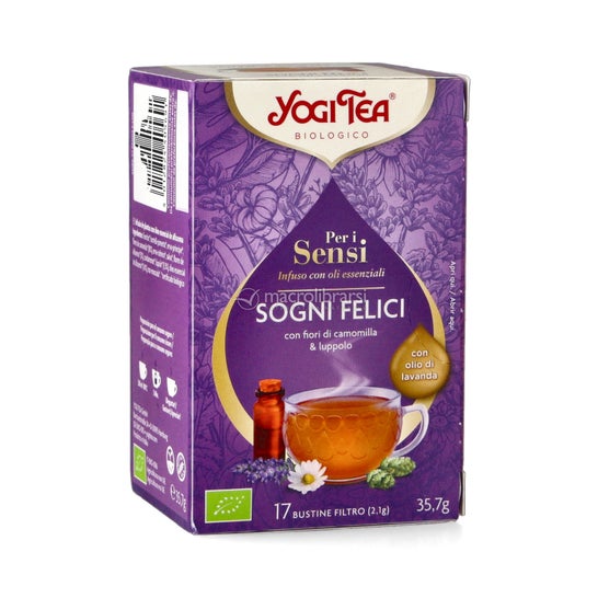 Yogi Tea para Los Sentidos Felices Sueños 17 Sobres
