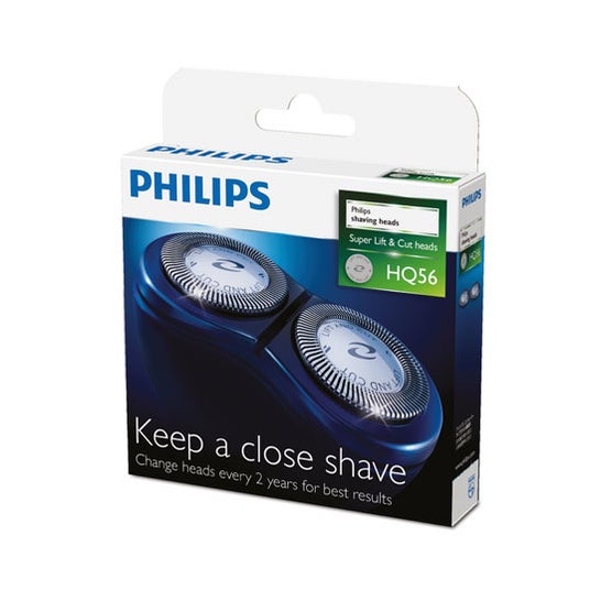 Philips Set HQ56/50 Recarga Máquina de Barbear 3 Unidades