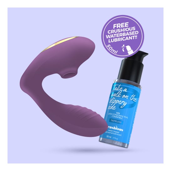 Crushious Set Moanstar Estimulador Recarregável + Lubrificante