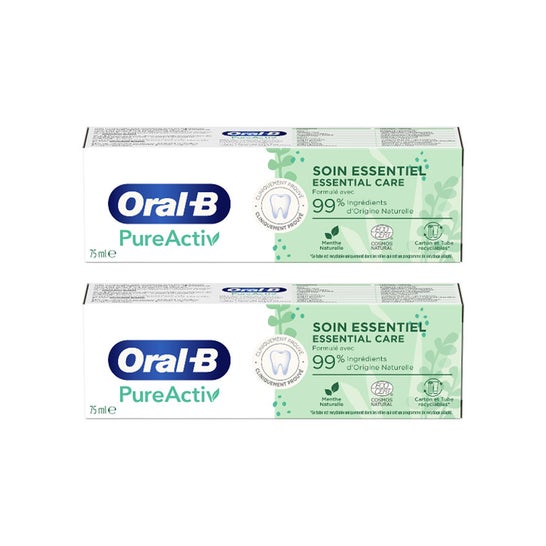Oral B Purectiv Essential Care 75Ml X2