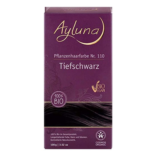 Ayluna Corante Vegetal N°110 Preto Intenso 100g