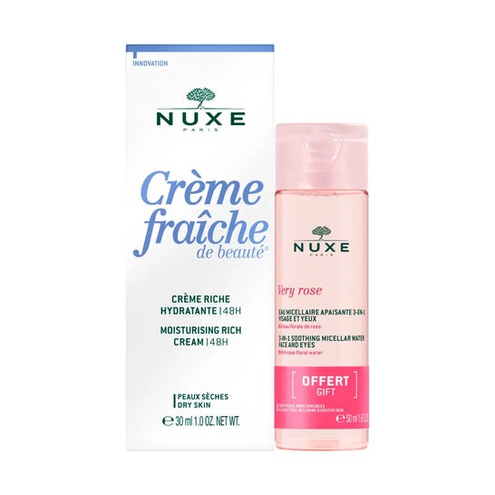 Nuxe Set Creme Fraiche Rico 30ml + Very Rosy Água Micelar 50ml