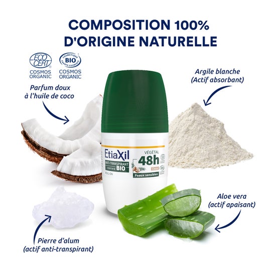 Etiaxil Roll-On Anti-Traspirante Vegetal 2X50ml