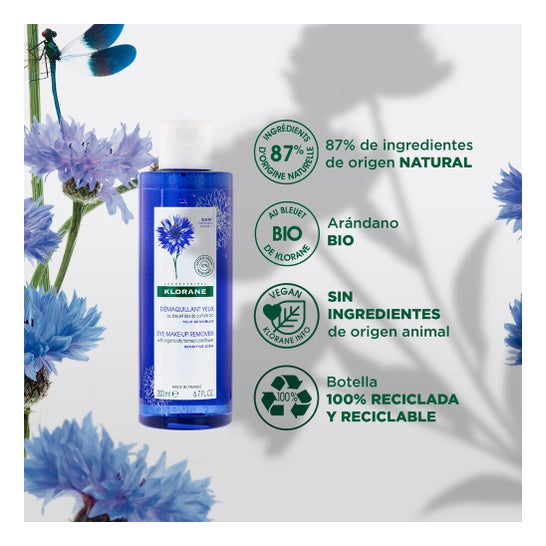 Loção suavizante de maquilhagem Klorane 200ml