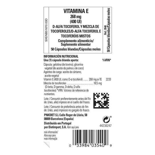 Solgar Vitamin e 268mg 400IU 50caps