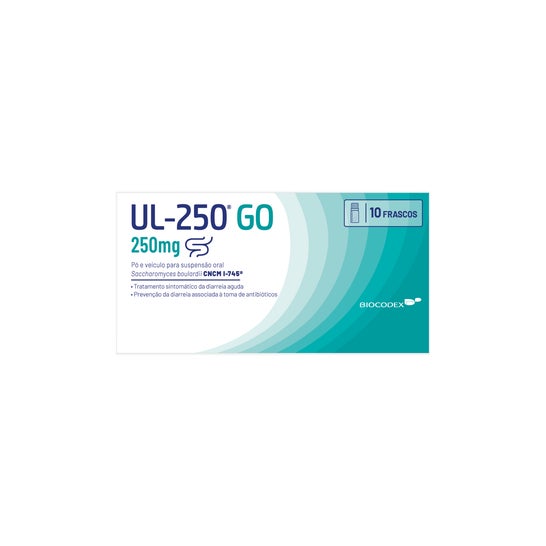 Biocodex Ul-250 Go Saccharomyces Boulardii 250mg 10 Saquetas