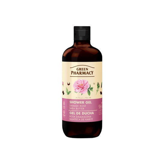 Green Pharmacy Gel de Banho Rosa Damasco Manteiga Karité 500 ml