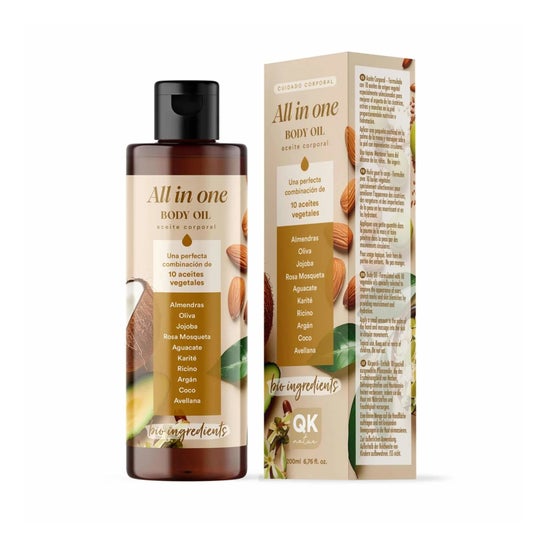 QKnatur All In One Body Oil Óleo Corporal 200ml