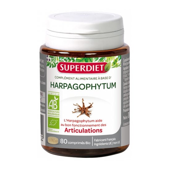 Super Diet Harpagophytum Organic 80 comprimidos