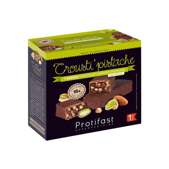 Protifast Crousti Pistachio Barras 7x44 gr