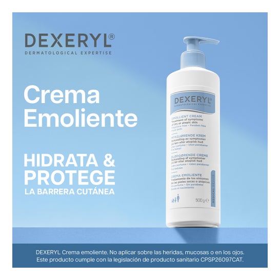 Dexeryl Creme Emoliente Calmante para Pele Atópica 500 g