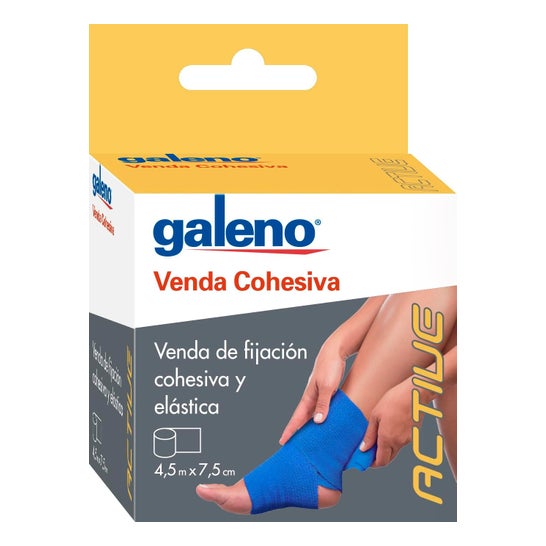 Galeno Active Ligadura Coesiva Azul 4,5 m x 7,5 cm