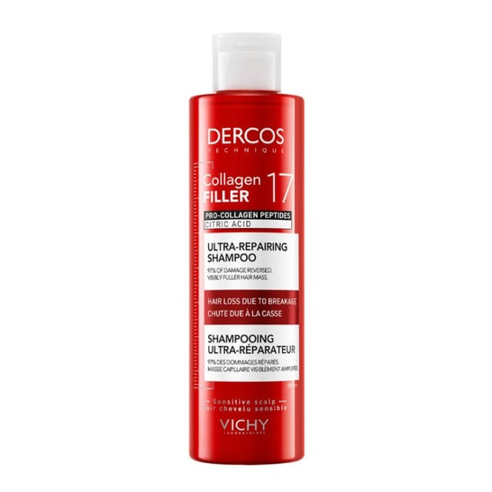 Vichy Dercos Collagen Filler 17 Xampu Ultra-Reparador 200 ml