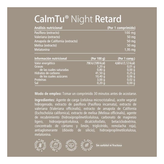 Vitae CalmTu Night Retard 30 caps
