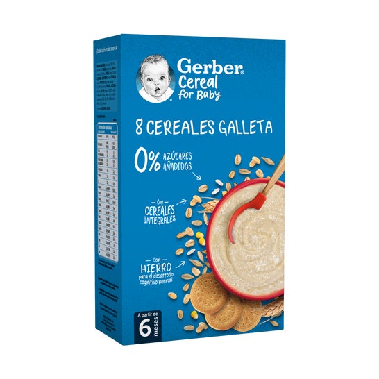 Gerber 8 Cereales Galleta 500g