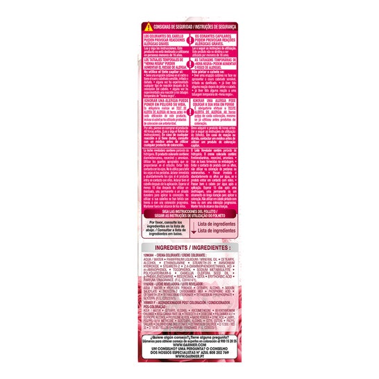 Garnier Color Sensation N°7.0 Blonde 4pcs