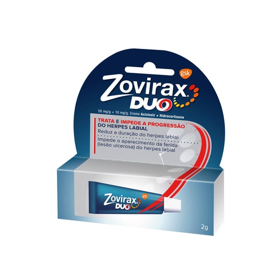 Gsk Zovirax Duo 50mg/g + 10mg/g Creme 2g