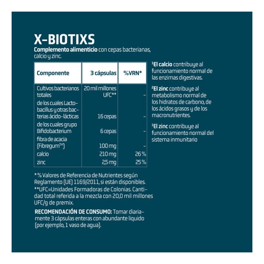 Splmnt X-Biotixs 90 cápsulas