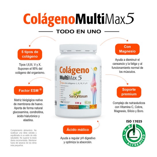 Sura Vitasan Colágeno Multi Max 5 330 g