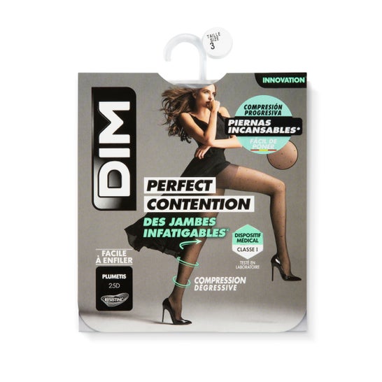 DIM Perfect Contention Panty Plumetis 25D T2 1pc