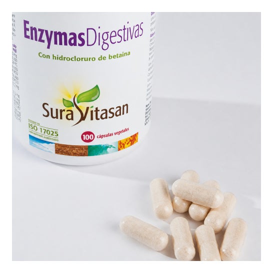 Sura Vitasan Enzimas Digestivas 100 cápsulas