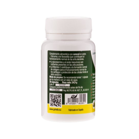 Nutrientes para as articulações do complexo Helix 30caps