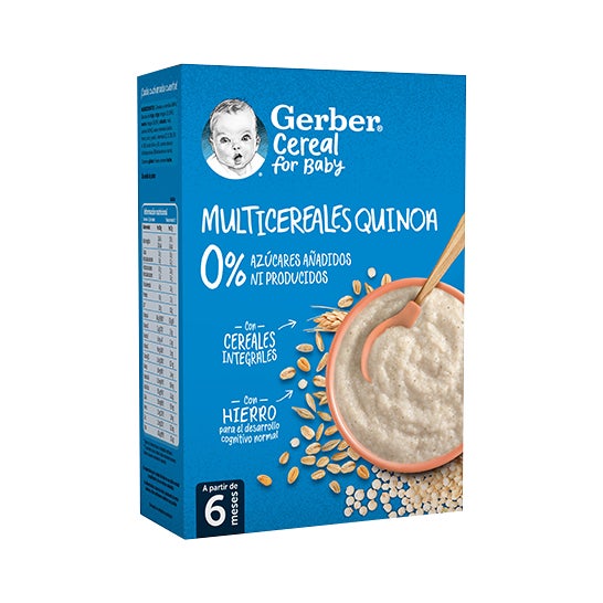 Gerber Multicereales Quinoa +6m 270g