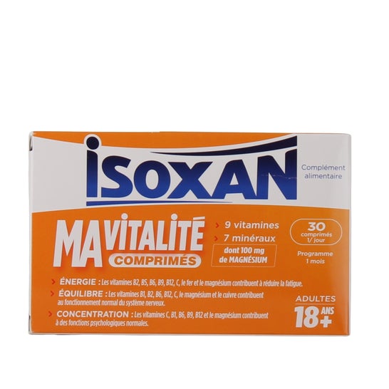 Isoxan Minha Vitalidade Adultos +18 Anos 30comp