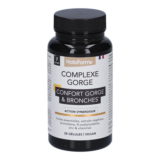 Nat&Form Complexo Conforto Garganta & Brônquios 28 Pérolas