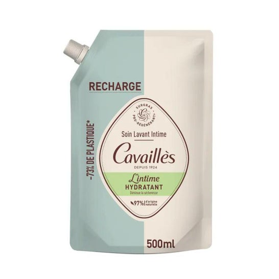 Cavailles Cuidado Íntimo Hidratante Eco Refill 500 ml
