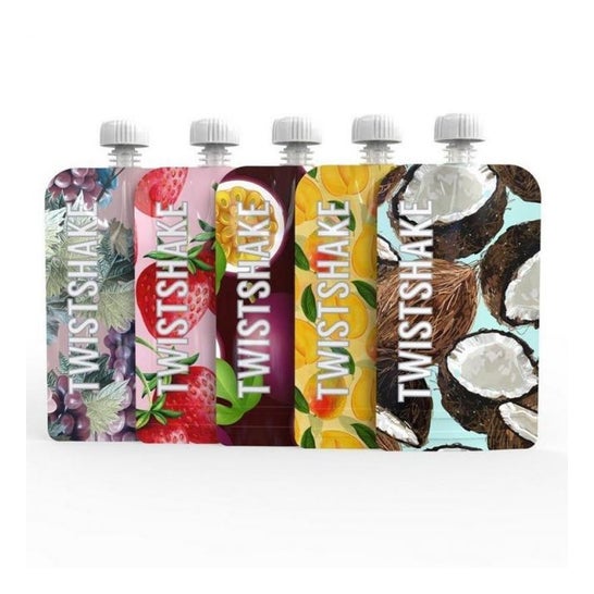 Pack 5 sacos reutilizáveis para snacks Pack 5 sacos reutilizáveis para snacks