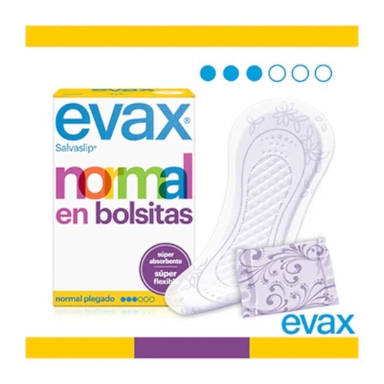 Evax Salvaslip Normal Em Sacos Super Absorventes 40 pcs Evax Salvaslip Normal Em Sacos Super Absorventes 40 pcs