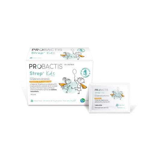 Probactis Strep Kids Strawberry 30 saquetas
