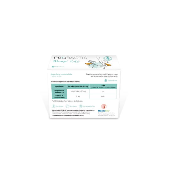 Probactis Strep Kids Strawberry 30 saquetas
