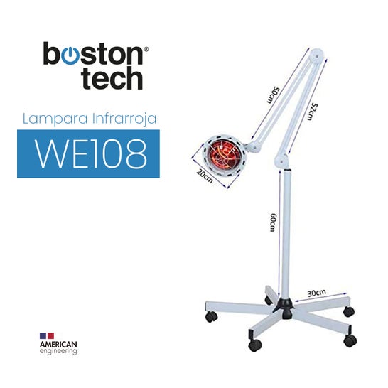 Boston Tech Lâmpada de Infravermelhos de Pé WE108 275 W