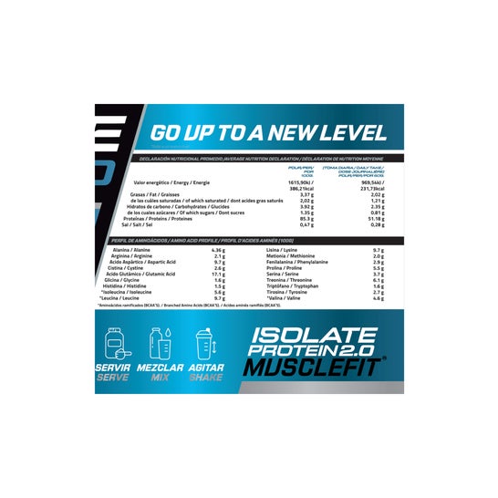 MuscleFit Pack Isolate 2kg Vainilla-Canela + Creatina 300g + Shaker