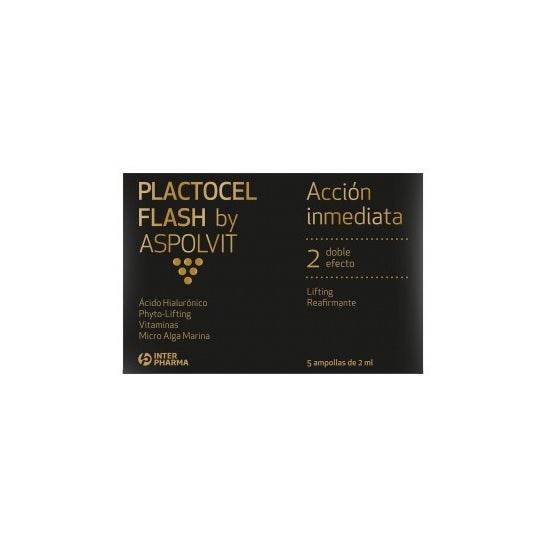 Aspolvit Plactocel Flash 5ampollasx2ml