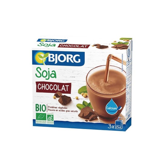 Bjorg Mini Soya Bebida de Soja Chocolate Bio 3x250ml
